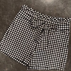 Zara gingham shorts